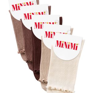 Носки женские Mini Trend 4220, рубчик, волнистый борт, хлопок