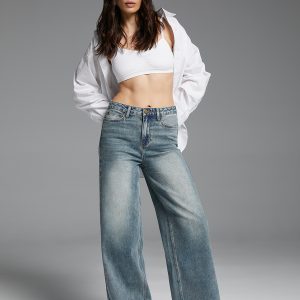 OmD 1500 WIDE LEG Джинсы жен.
