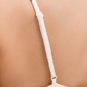 Сорочка ночная OMSA Pointelle Print, узкие бретели, ажурный хлопок