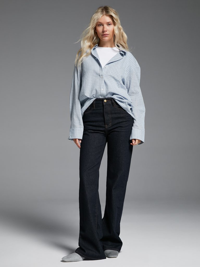 OmD 1400-1 STRAIGHT Джинсы жен.