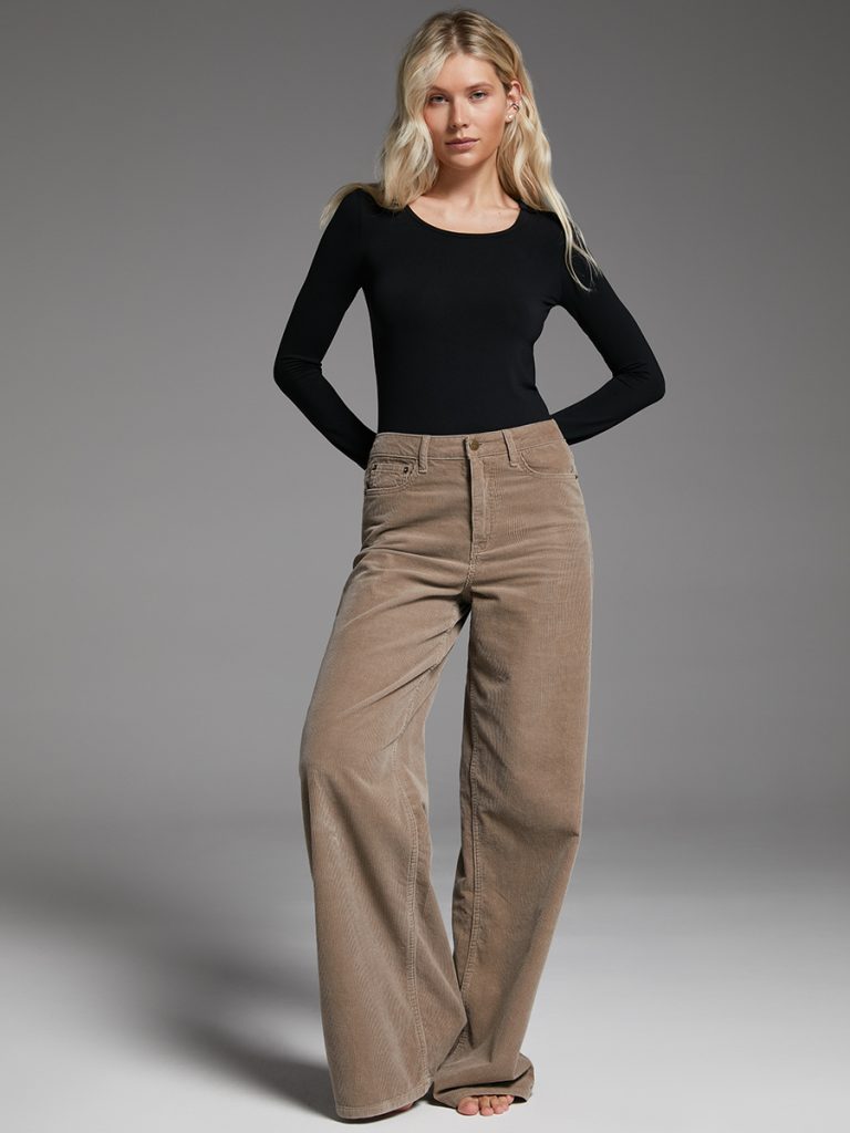 OmD 150 WIDE LEG Брюки вельвет жен.