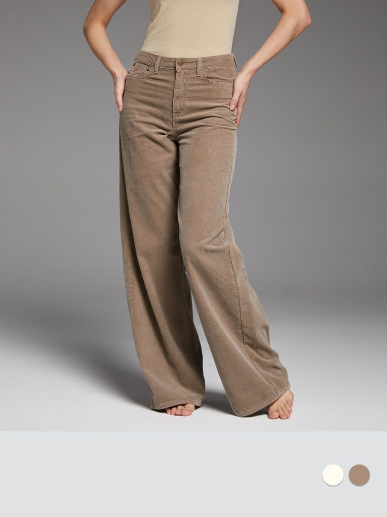 OmD 150 WIDE LEG Брюки вельвет жен.