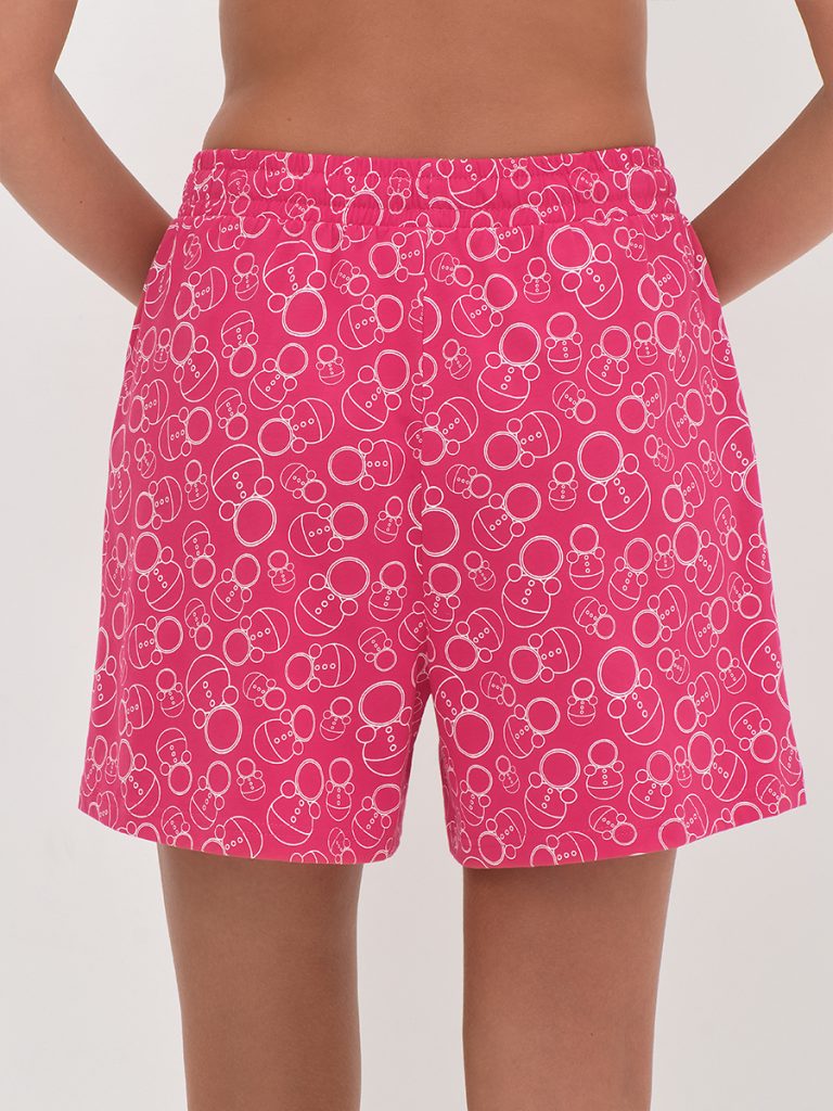 Пижама MINIMI Alla Russa футболка оверсайз и шорты, хлопок с ироничным принтом